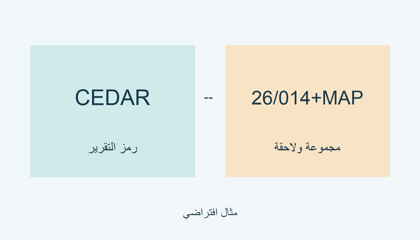 CEDAR ثم 26/014+MAP، يفصل بينهما --.