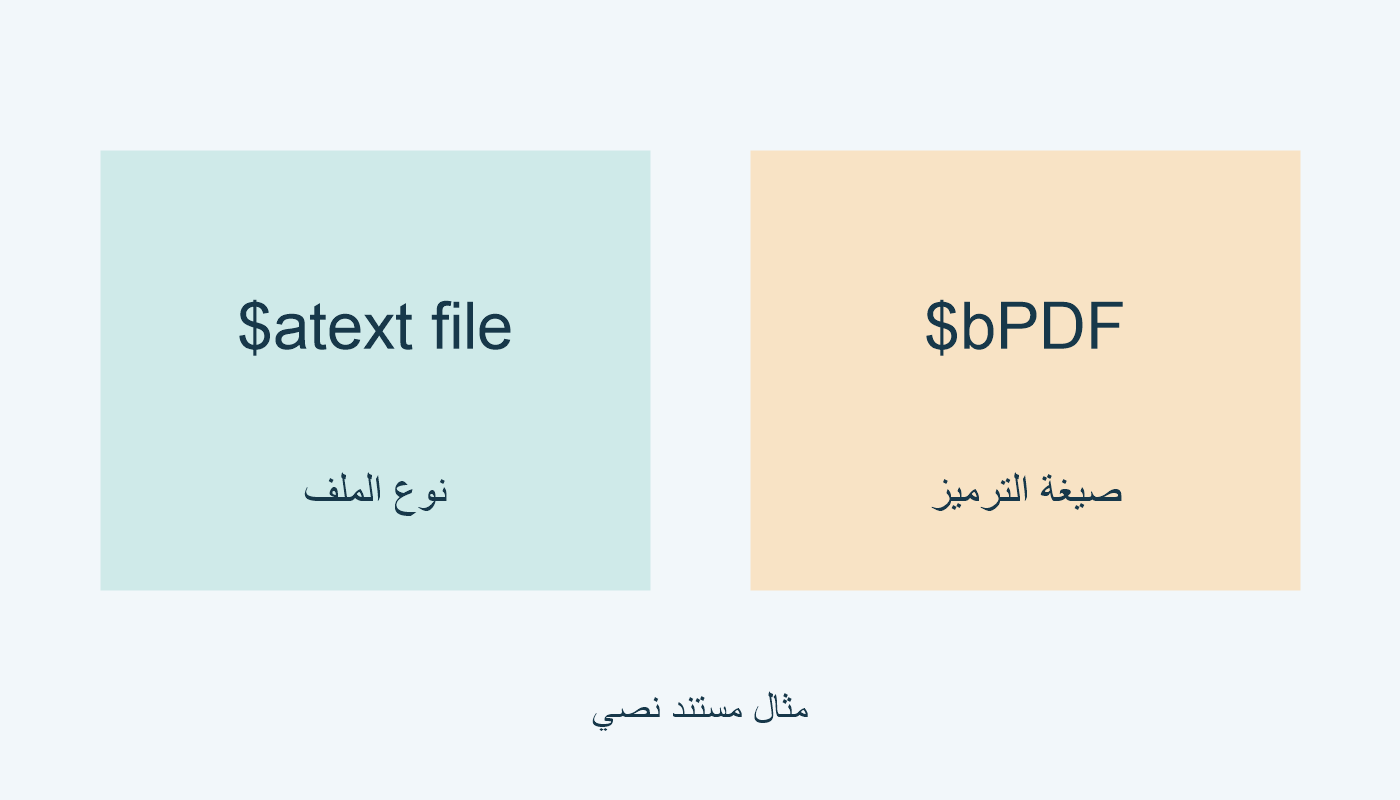 text file نوع الملف؛ PDF صيغة الترميز.