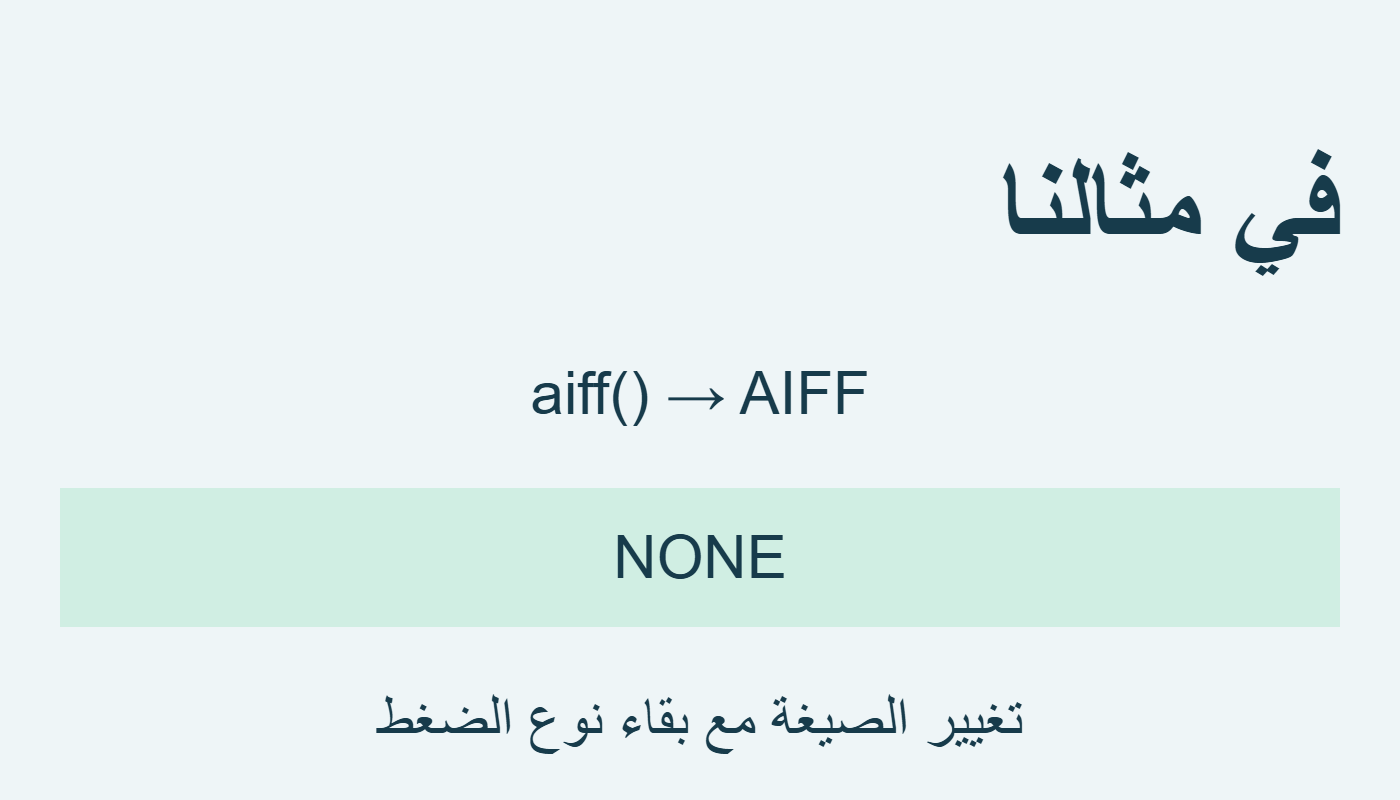 صيغة AIFF