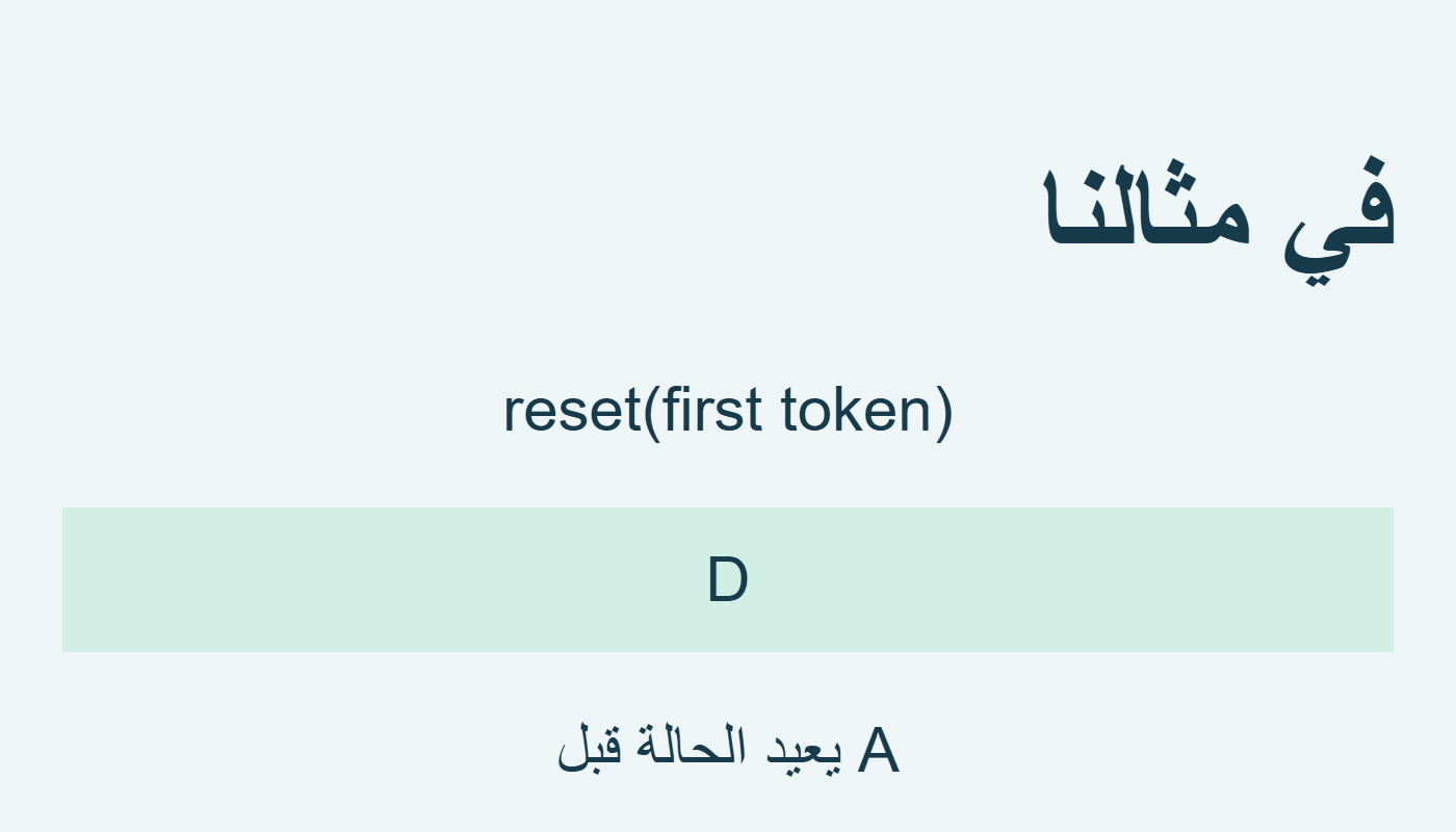 الرمز الأول يعيد الافتراضي هنا