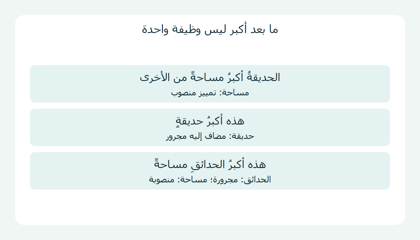 ثلاث علاقات بعد أكبر