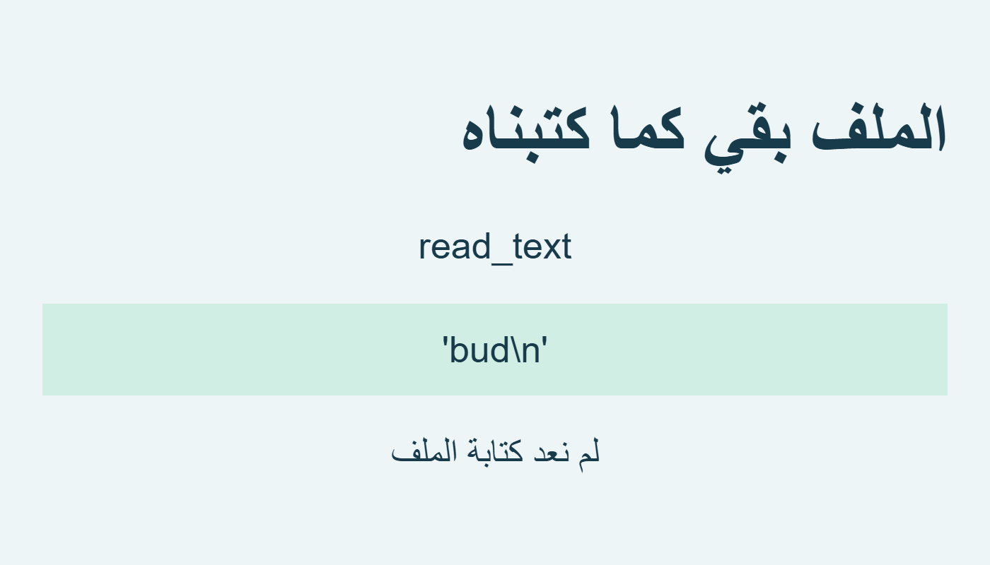 القراءة المباشرة ما زالت bud