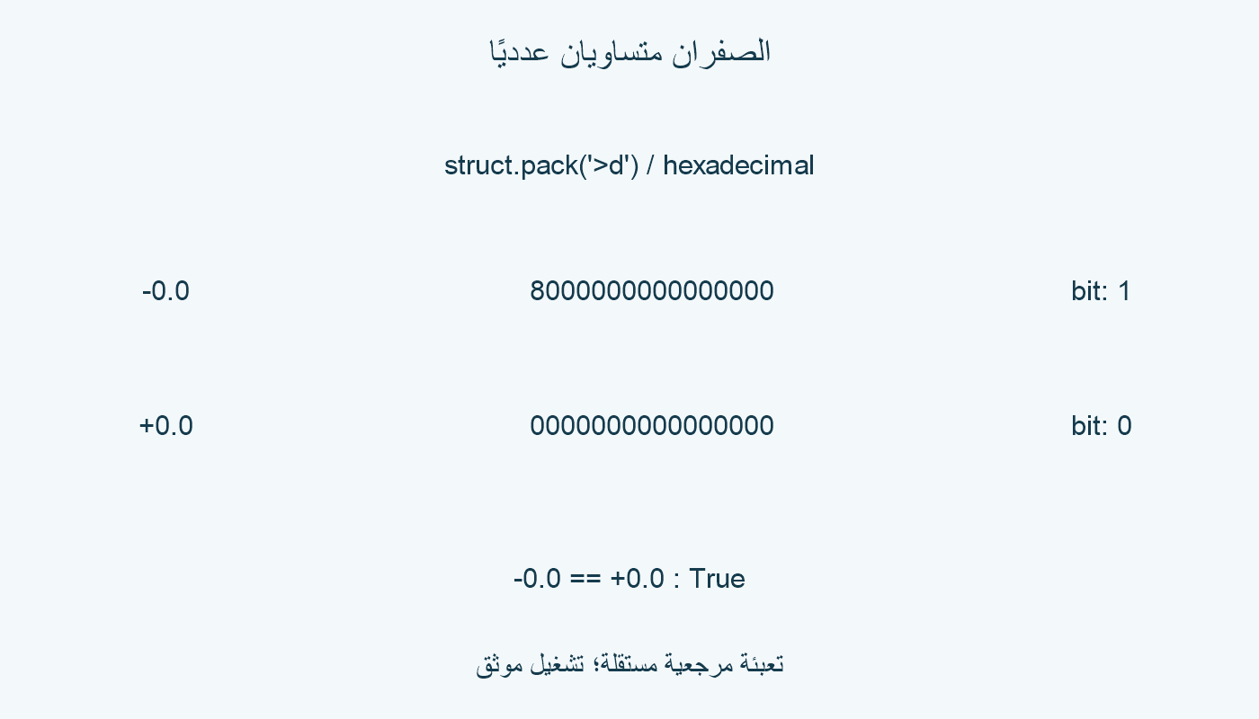 بتان مختلفان وصفران متساويان.