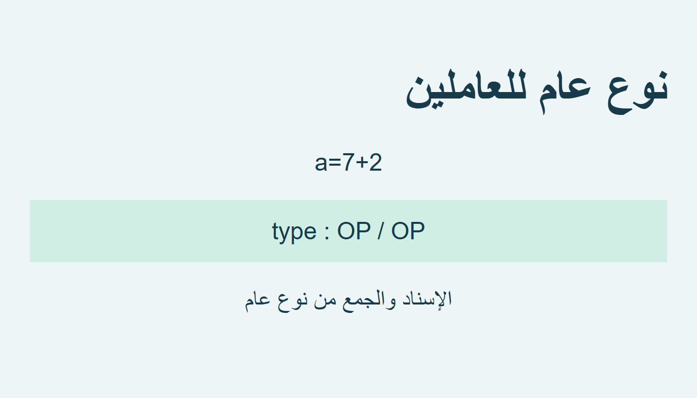 عاملان لهما نوع OP