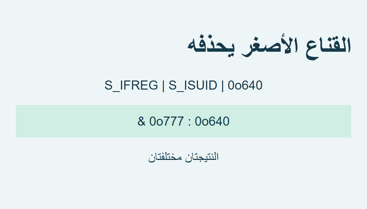 قناع 777 يحذف البت الخاص