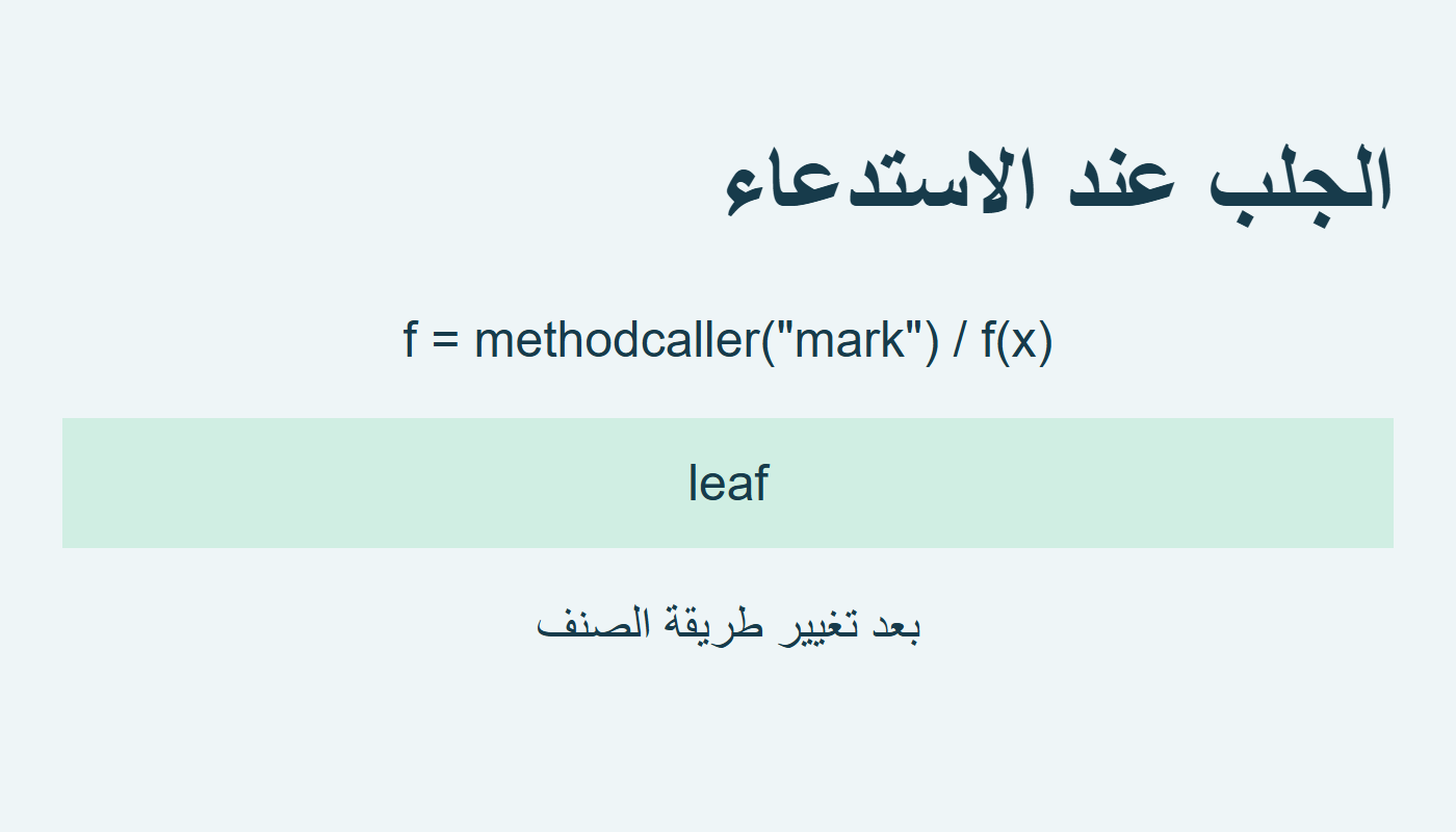 methodcaller يجلب الجديد