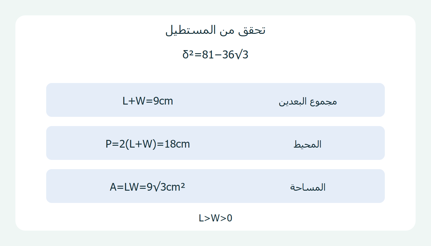 حسابا المستطيل