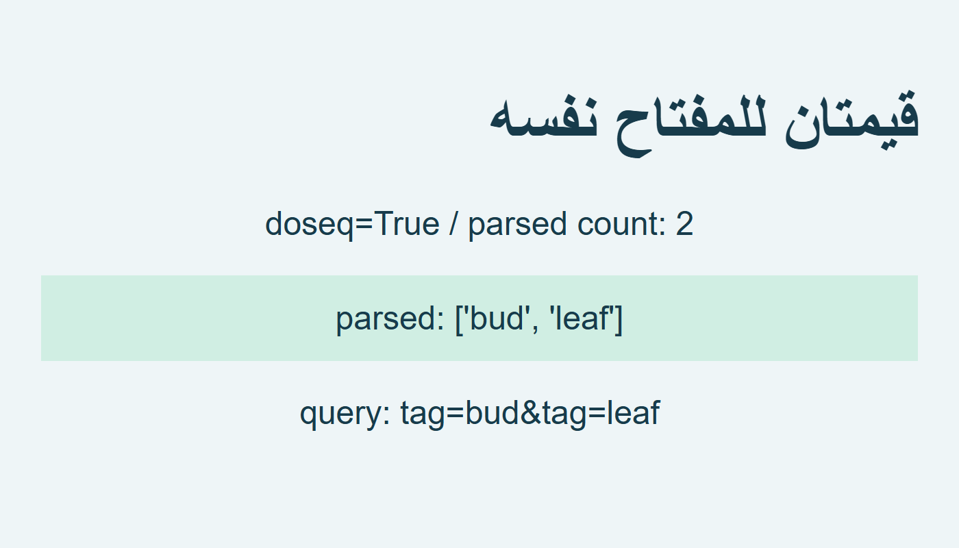 قيمتان منفصلتان عند تفعيل doseq