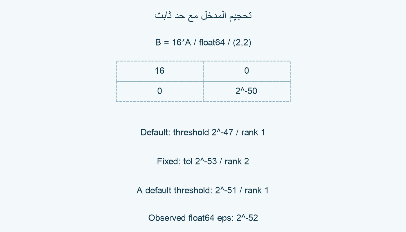 المدخل بعد التحجيم.