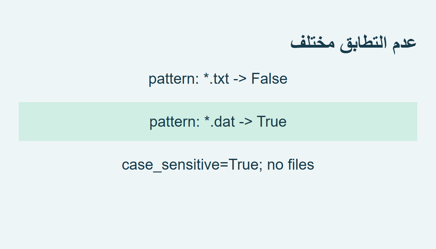 الفرق بين الخطأ وعدم التطابق