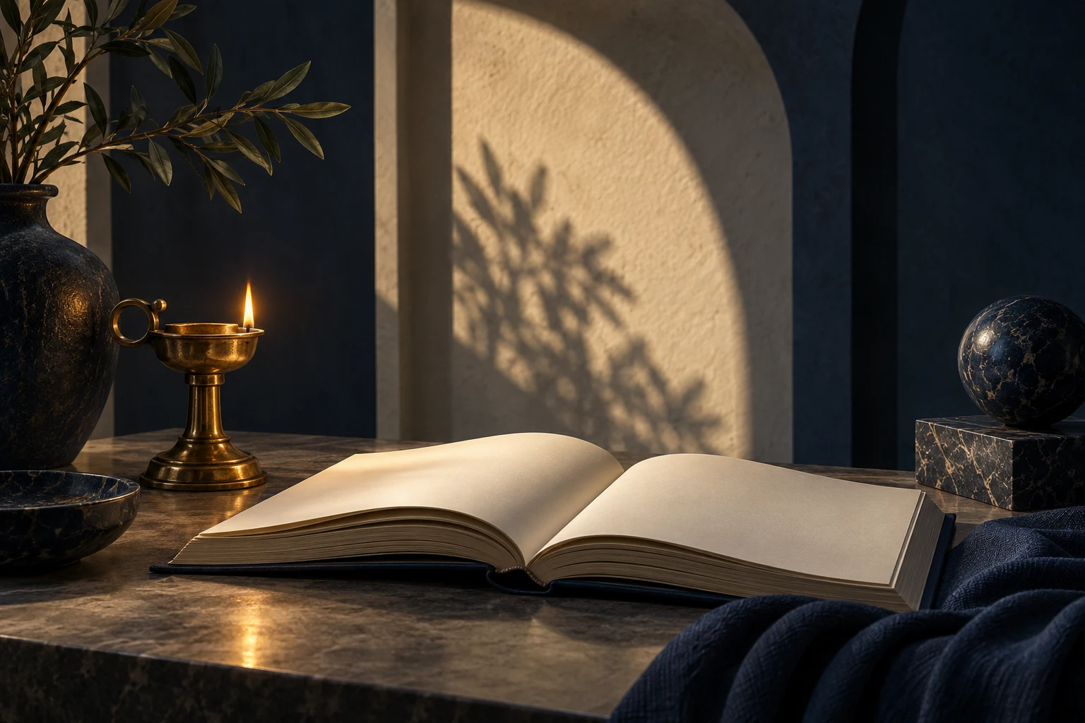 كتب وقلم في صورة توضيحية